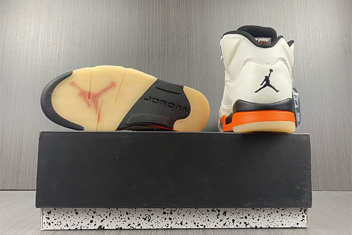 Air Jordan 5 Shattered Backboard Total Orange Blaze- DC1060-100