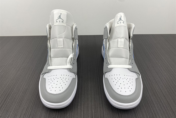 Air Jordan 1 Mid Wolf Grey Aluminum - BQ6472-105