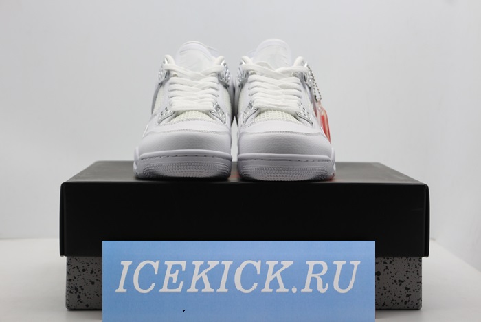 Air Jordan 4 Retro “Pure Money” white mens 308497-100