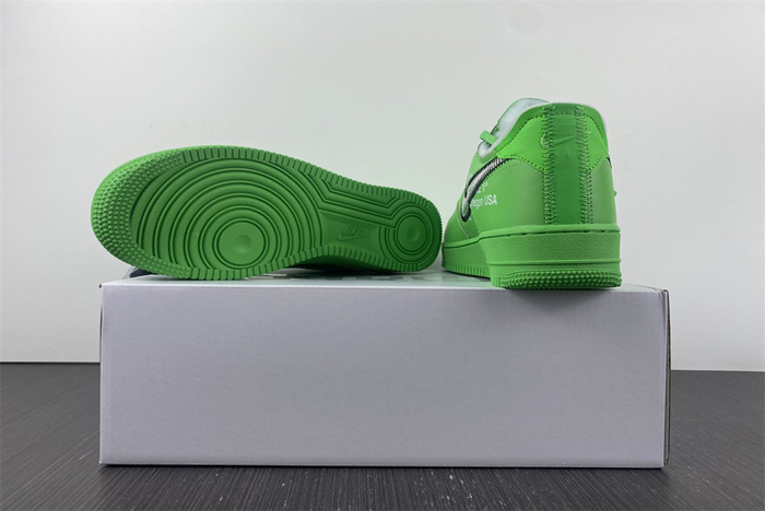 Off-White x AF1 green DX1419-300