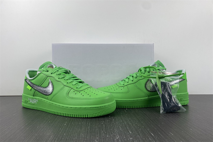 Off-White x AF1 green DX1419-300
