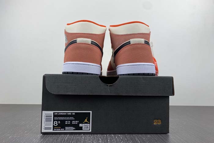 Air Jordan 1 Mid GS “Orange Suede” DV1336-800