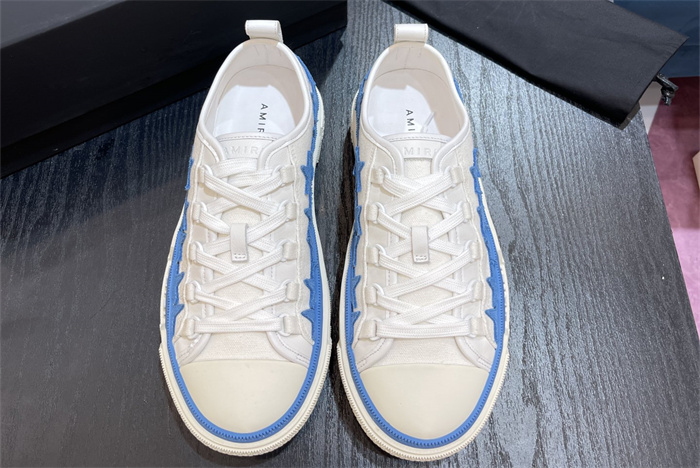 AMR - AB006 Skel Top Low White blue star(to be customized 5-7 days)