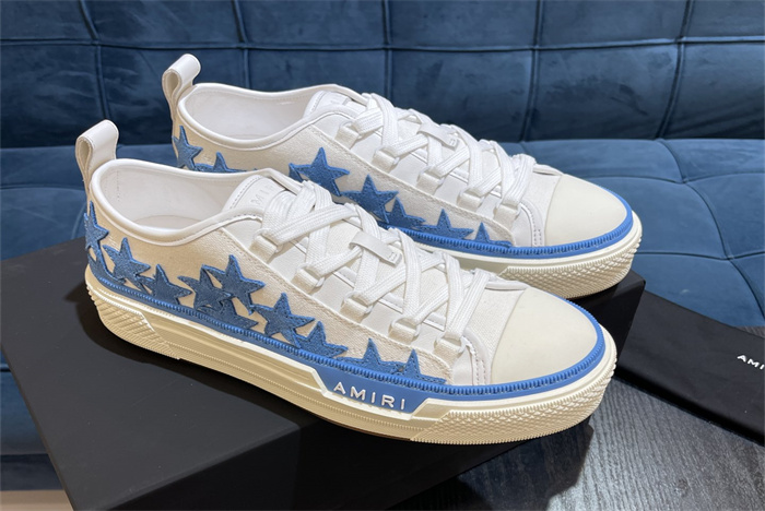 AMR - AB006 Skel Top Low White blue star(to be customized 5-7 days)