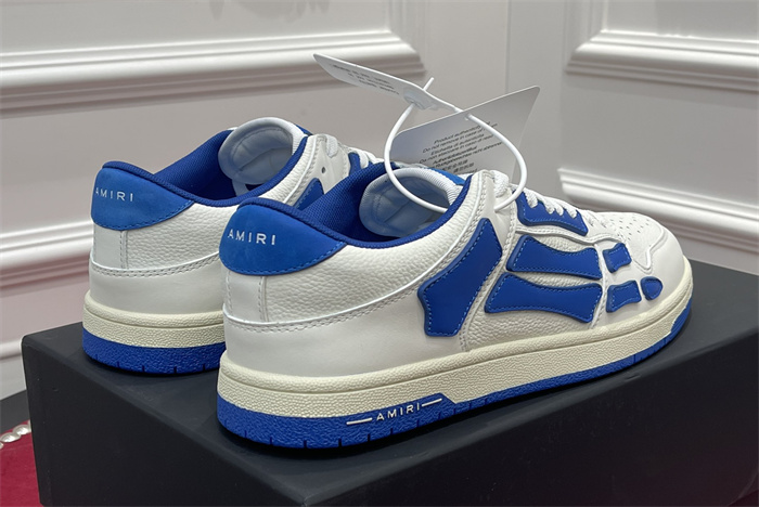 AMR -AB032 Skel- top low White blue(to be customized 5-7 days)