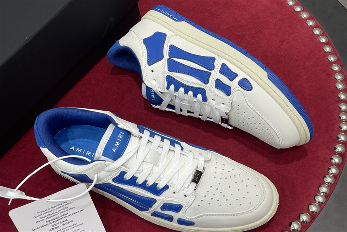AMR -AB032 Skel- top low White blue(to be customized 5-7 days)