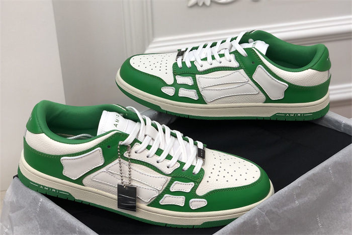 AMR - AB049 Skel- top low White Green 1 (to be customized 5-7 days)