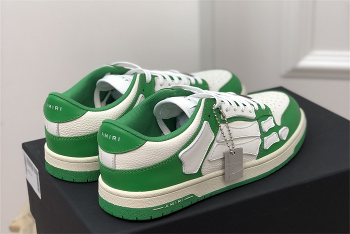 AMR - AB049 Skel- top low White Green 1 (to be customized 5-7 days)
