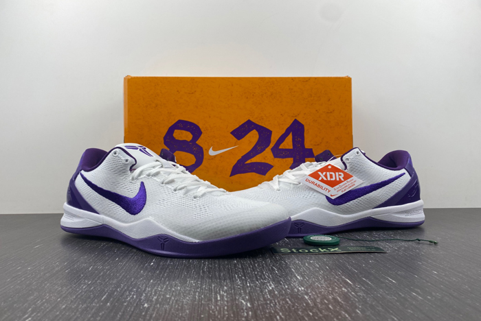 Nike Kobe 8 Protro “White Court Purple FQ3549-100