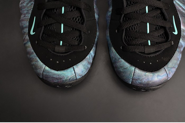 Nike Air Foamposite One PRM "Abalone" Black/Aurora Green mens 575420-009