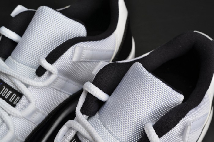 AIR JORDAN 11 RETRO LOW "CONCORD" BLACK/ WHITE mens 528895-153